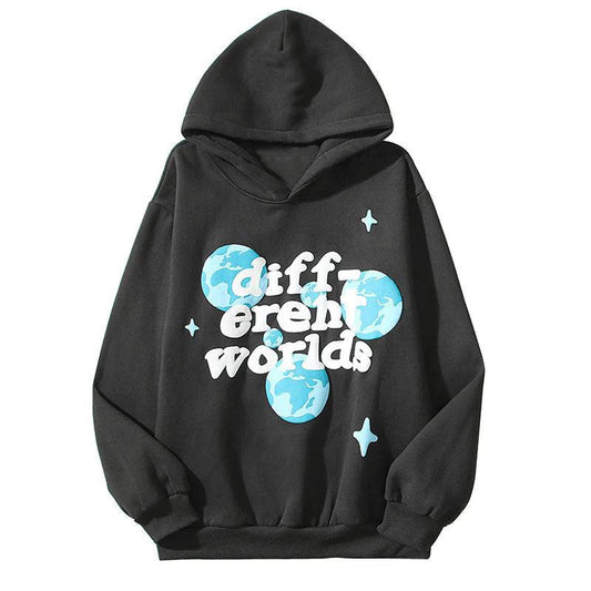 "DIFFERENT WORLDS" HOODIE - molly hearts