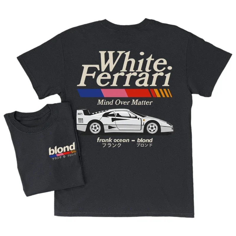 Frank Ocean White Ferrari T-shirt