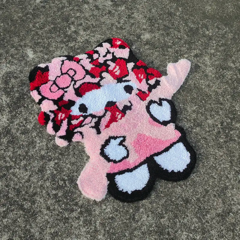 Hello Kitty AK47 Rug