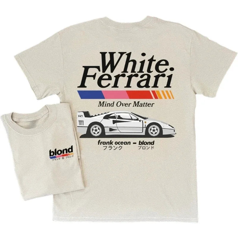 Frank Ocean White Ferrari T-shirt