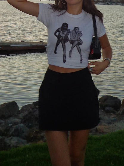 Iconic Naomi Campbell and Kate Moss T-shirt
