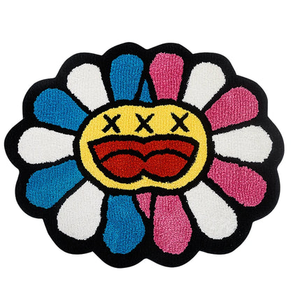 Siamese Murakami Flower Rug