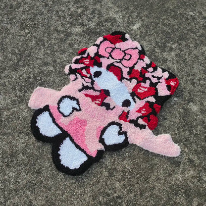 Hello Kitty AK47 Rug