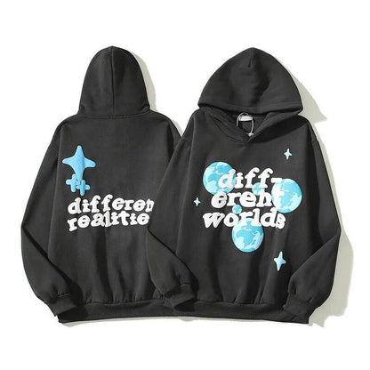 "DIFFERENT WORLDS" HOODIE - molly hearts