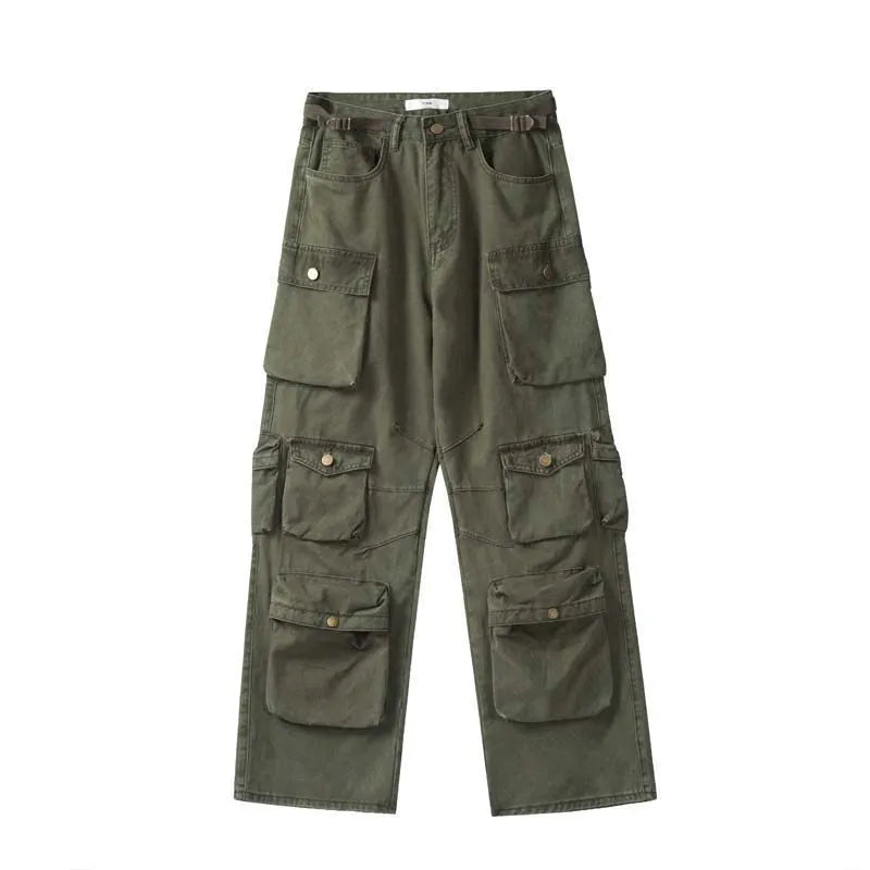 Washed Cargo Pants